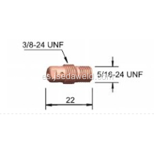 Cuerpo de la pinza de soldadura Tig 13N